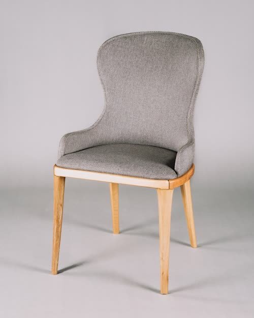 Sculptural Teak Accent Armchair - Mid-Century Modern by Wooden Plus